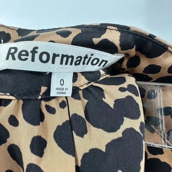 NWT Reformation Samuel Satin Mini Dress B350 - Picture 9 of 9